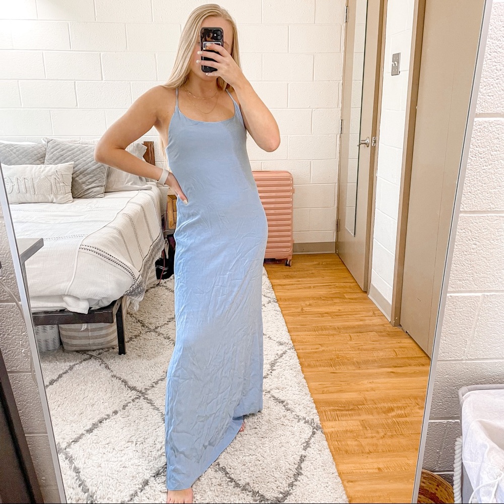 STAUD Maxi Dress Open Back